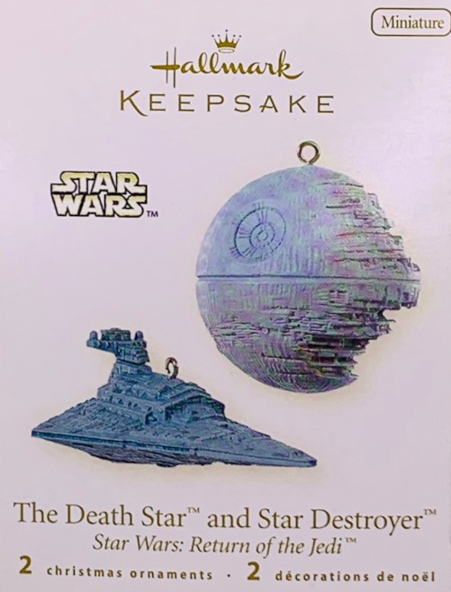 2008 The Death Star and Star Destroyer - Star Wars - Miniature